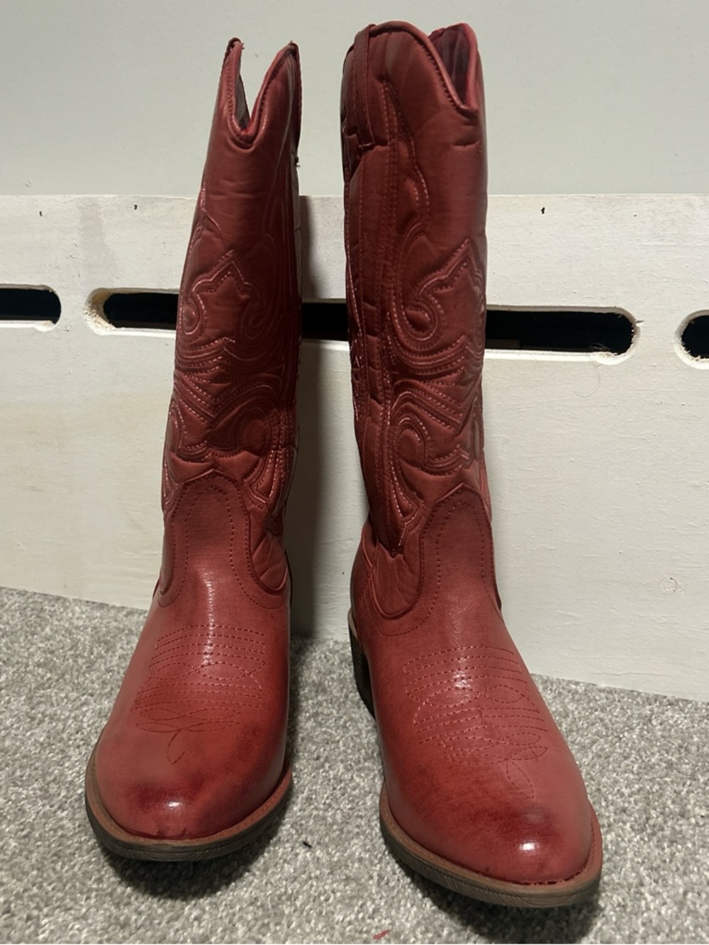 Legend Western Boots by Coconuts by Matisse, Red/ Coral - Picture 8 of 8